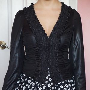 Cool pleather/leather looking jacket